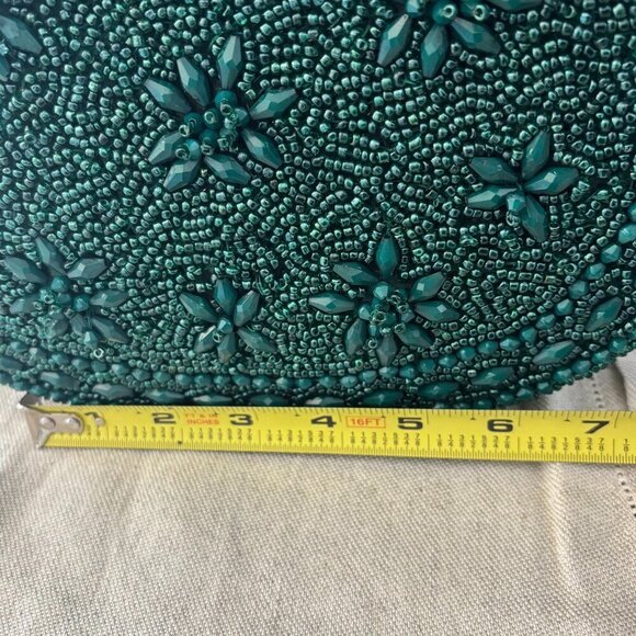Made in India Beaded Shoulder Bag - Hunter Green - Holidays - Picture 9 of 11